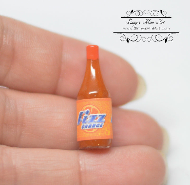 1:12 Dollhouse Miniature Orange Soda HRM 53989