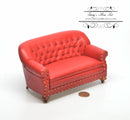 1:12 Dollhouse Miniature1880 Sofa/Red AZ JJ31054SOFAWN