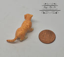 DIS 1:12 Dollhouse Miniature Orange Cat AZ A0066OR