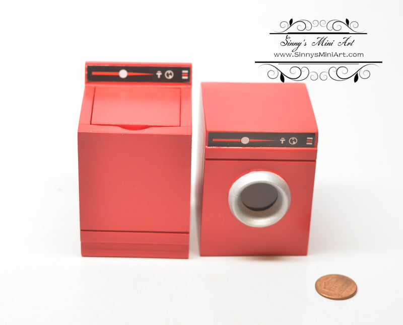 1:12 Dollhouse Miniature Stacked Washer and Dryer/ Laundry AZ