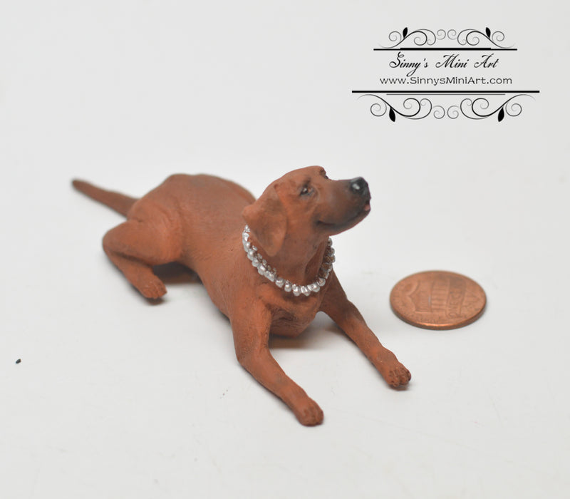 DIS 1:12 Dollhouse Miniature Big Dog AZ A4336