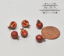 1:12 Dollhouse Miniature Pomegranate Cut /6 PC Miniature Fruit AZ A4057