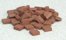 1:12 Dollhouse Miniature Sq.Red Patio Bricks/50/ AZ MH5425