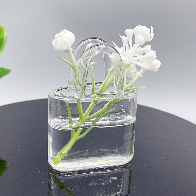 1:12 Dollhouse Miniature Glass Purse Fish Tank/ Vase E70