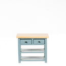 1:12 Rs Kitchen with Tab blue Oak/ Miniature Kitchen Furniture AZ T2611