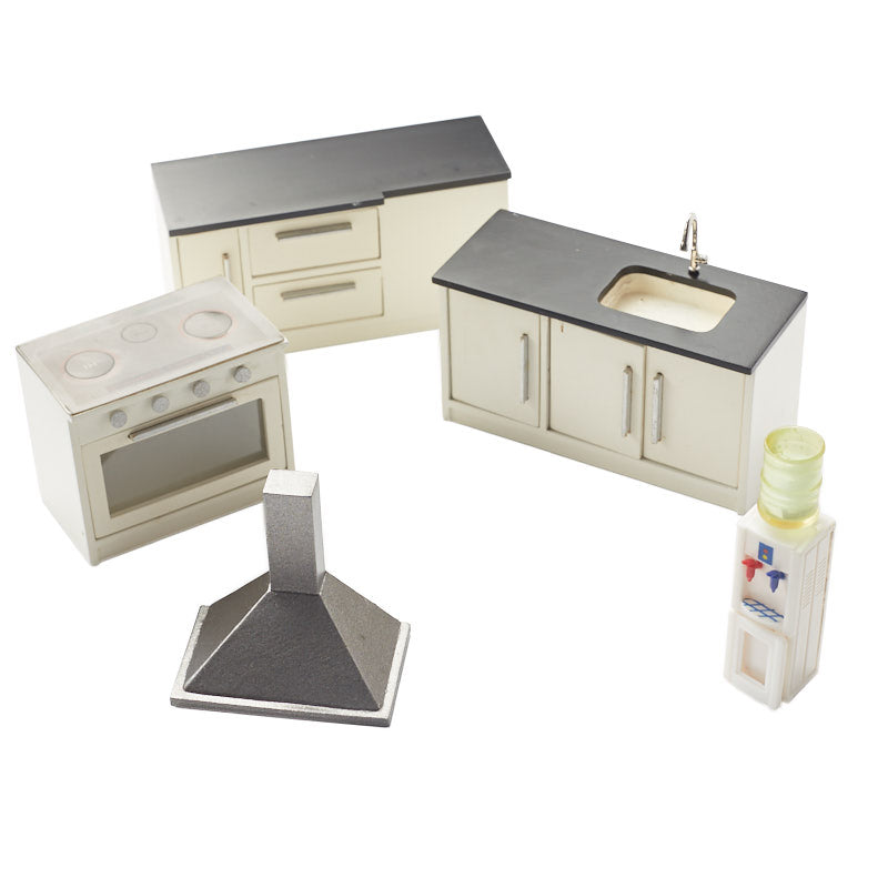 DIS 1:12 Dollhouse Miniature Kitchen Set 5pc/ Dollhouse Furniture AZ GM009DW