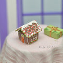 1:12 Dollhouse Miniature Gingerbread House-Diamond Iced Roof BD K2806