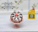 1:12 Dollhouse Miniature Cookie Cream Cake/ Miniature Cakes BD K2185