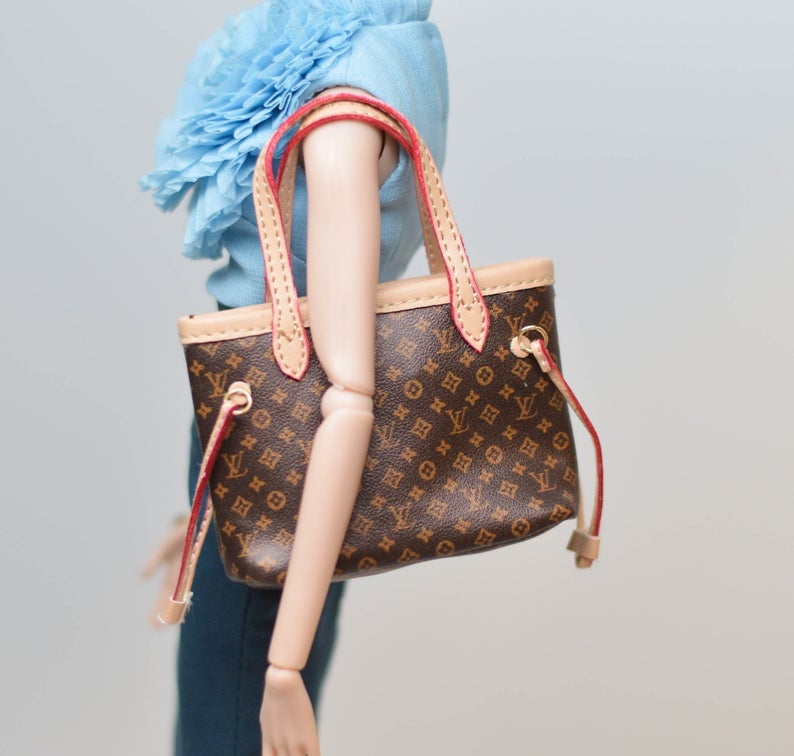 Creating a LV doll purse 