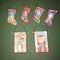 1:12 Dollhouse Miniature Christmas Stocking and Banners Kit DI DR541